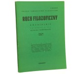 Ruch Filozoficzny Kwartalnik Tom XLVI Nr 1 / 1989