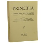 Principia Filozofia austriacka Tom VIII-IX / 1994