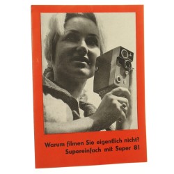 Warum filmen Sie eigentlich nicht ? Supereinfach mit Super 8 [folder reklamowy / lata 70.] 