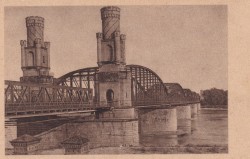 Toruń Most na Wiśle wg fot. Jana Bułhaka [pocztówka / przed 1939] 