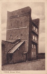 Toruń Krzywa Wieża [pocztówka / przed 1939] 