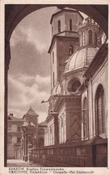 Kraków Kaplica Zygmuntowska [pocztówka / przed 1939] 