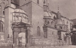 Kraków Katedra na Wawelu Kaplice [pocztówka / przed 1939]