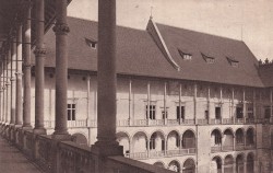 Kraków Wawel Podworzec arkadowy [pocztówka / przed 1939] 