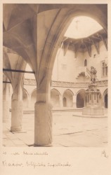 Kraków Bibljoteka Jagiellońska [fotografia na papierze pocztówkowym / 1936] 