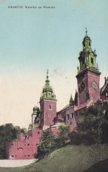 Kraków Katedra na Wawelu [pocztówka / przed 1939]