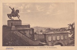 Kraków Pomnik Kościuszki na Wawelu [pocztówka / przed 1939] 