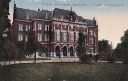 Kraków Uniwersytet Jagielloński [pocztówka / przed 1918] 