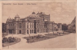 Kraków Teatr Miejski - Urba Teatro [pocztówka / przed 1939]