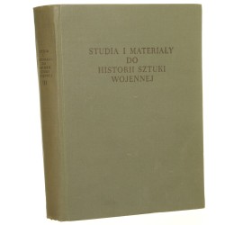 Studia i materiały do historii sztuki wojenne t. III kom. red. Emanuel Halicz et al. [1956]