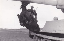 Lotna reż.  Andrzej Wajda [fotografia filmowa / ca 1959]