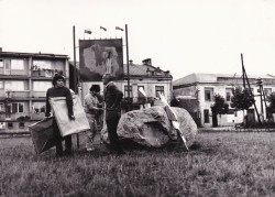 Uciec jak najbliżej [Jerzy Góralczyk] reż. Janusz Zaorski [fotografia filmowa / ca 1972]