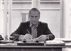 Linia [Czesław Jaroszyński] reż. Kazimierz Kutz [fotografia filmowa / ca 1974]