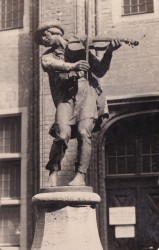 [Toruń] Pomnik Flisaka w Toruniu [pocztówka / przed 1939] 