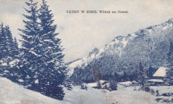 Tatry w zimie Widok na Nosal [pocztówka / przed 1930]