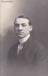 [aktor] Władysław Szczawiński [fotografia na papierze pocztówkowym / przed 1918] 