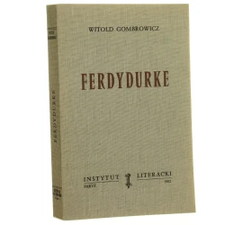 Ferdydurke Gombrowicz Witold [Biblioteka Kultury / 1982]