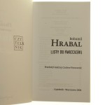 Listy do Kwiecieńki Bohumil Hrabal (2).JPG