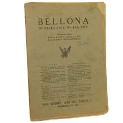 Bellona Miesięcznik Wojskowy Rok 7 Tom XIV Zeszyt 2 / 1924
