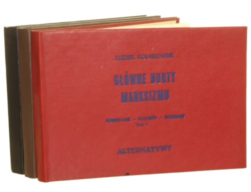 Główne nurty marksizmu t. I-III Kołakowski Leszek [wydanie podziemne / lata 80.]