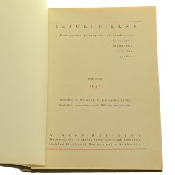 Sztuki Piękne Miesięcznik poświęcony architekturze rzeźbie malarstwu grafice i zdobnictwu Rocznik VIII / 1932