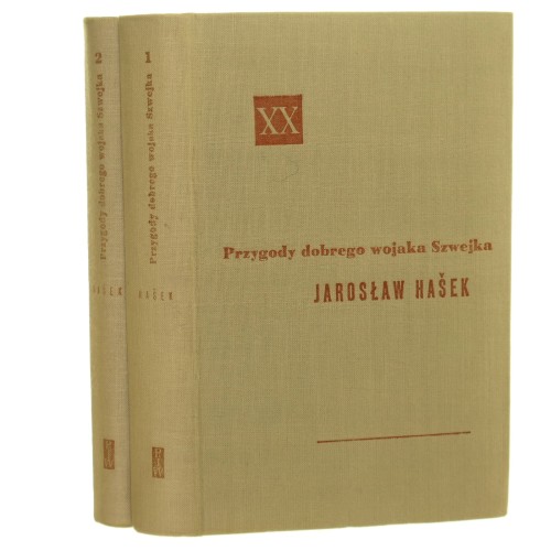 Przygody dobrego wojaka Szwejka podczas Wojny Światowej t. I-IV (w 2 vol.) Hasek Jaroslav [Powieści XX wieku / 1957]