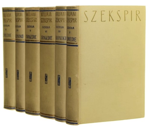 Dzieła dramatyczne t. I-VI [komplet] Szekspir Wiliam [Shakespeare William / 1958]