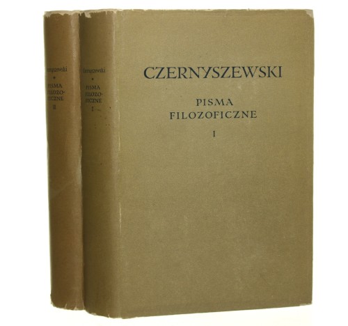 Pisma filozoficzne t. I-II Czernyszewski Mikołaj [Biblioteka Klasyków Filozofii]