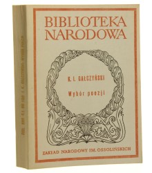 Wybór poezji Gałczyński K. I. [Biblioteka Narodowa / 1982]