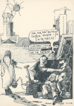 Ha, ha, ha ! No to co ? Święta, święta i po świętach ! rysunek Marek Andrzej Atkonis [tusz papier / 1979]