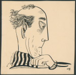 Rysunek do tekstu Temat Wiesława L. Brudzińskiego rys. Ignacy Witz Nowiny Literackie R. 2, nr 26 (27 czerwca 1948) (2).png