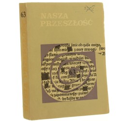 Nasza przeszłość t. LXIII red. ks. dr Jan Dukała Studia z dziejów Kościoła i kultury katolickiej w Polsce [1985] 