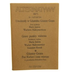 Urodzony w Gdańsku Gunter Grass Grass Punkty widzenia Pan Kichot i inne wiersze [3 wol.] Gunter Grass Pod red. Marii Janion et al. [Alternatywy 84'1 / 1984]  