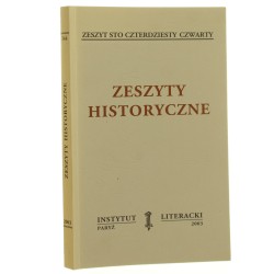 Zeszyty historyczne zeszyt 144 [Biblioteka Kultury / 2003] 