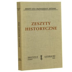 Zeszyty historyczne zeszyt 137 [Biblioteka Kultury / 2001] 