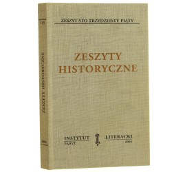 Zeszyty historyczne zeszyt 135 [Biblioteka Kultury / 2001] 