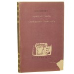 Maksymy i myśli Charaktery i anegdoty Chamfort [Sebastien-Roch-Nicolas] Przeł. Konrad Drzewiecki, Tadeusz Boy-Żeleński [oprac. graf. Andrzej Heidrich] [Symposion / 1958]