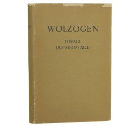 Uwagi do medytacji metafizycznych Rene Descartes'a Wolzogen Jan Ludwik [Biblioteka Klasyków Filozofii / 1958]