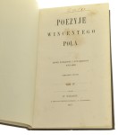 Poezyje Wincentego Pola t. IV Wit Stwosz Wincenty Pol [WIEDEŃ / 1857]