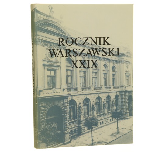 Rocznik Warszawski XXIX / 2000