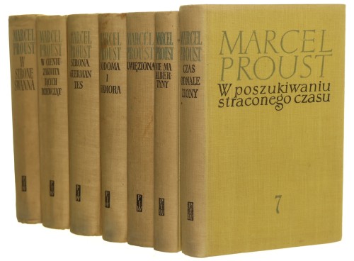 W poszukiwaniu straconego czasu t. I-VII Proust Marcel [1956-1960]