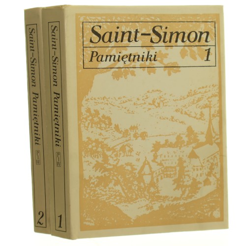 Pamiętniki t. I-II Saint-Simon Louis de Rouvroy de (Seria Biblioteka Pamiętników Polskich i Obcych) (1984)