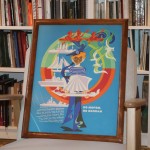 Radziecki plakat propagandowy „Przez morza na falach” ZSRR 1981 (id: 164415)