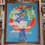 Radziecki plakat propagandowy „Przez morza na falach” ZSRR 1981 (id: 164415)