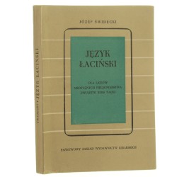 Język łaciński dla liceów medycznych pielęgniarstwa dwuletni kurs nauki Józef Świdecki [1969]