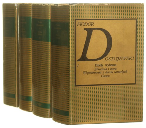 Dzieła wybrane t. I-IV Dostojewski Fiodor [Biblioteka Klasyków, Złota Seria / 1984]