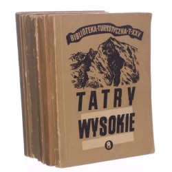 Tatry Wysokie Przewodnik taternicki cz. I-VIII Witold Paryski [Biblioteka Turystyczna / 1951-56]