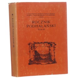 Rocznik podhalański t. III red. Roman Reinfuss [1985]