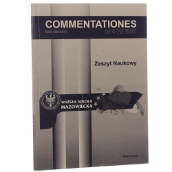 Commentationes zeszyt naukowy Wyższa Szkoła Mazowiecka [2007]