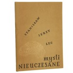Myśli nieuczesane Lec Stanisław Jerzy [Ilustracje Gaj Jacek / 1957]
